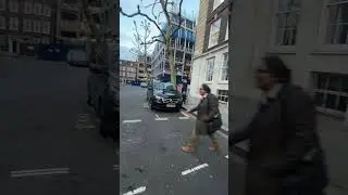 Party people in Central London dress, very funny
