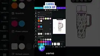 How to Use My Hand-Drawn Canva Tumbler Mockup #canvamockup #mockuptutorial  #tumblerdesign #stanley