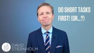 Do short tasks first when the to-do list is long