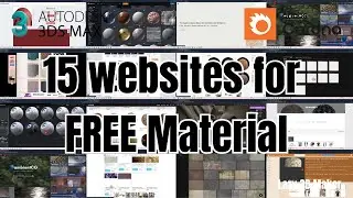 15 Websites where to get FREE Material for your Architectural Projects.
