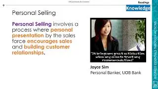 Direct Marketing & Personal Selling