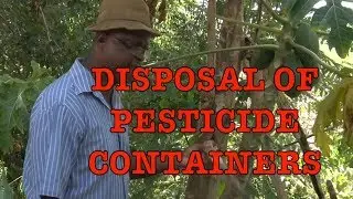 Proper Disposal of Pesticide Containers