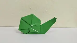 Как легко сделать улитку - Оригами Улитка из бумаги - Урок по оригами