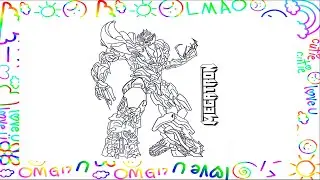 Megatron Supervillain Transformers Coloring