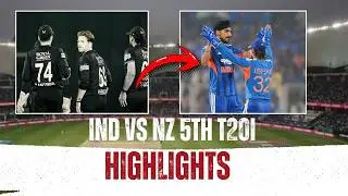 IND vs NZ 1st T20I 5th Inning Highlights Live: India beat New Zealand to win T20 series