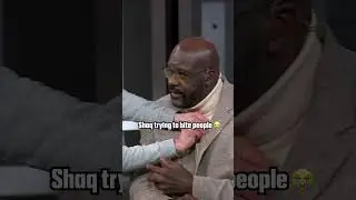 He's just trying to help you Shaq 😂