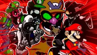 100 SUBS SPECIAL: ALL STARS [V1-MIX] V2 FNF MARIO'S MADNESS V2 COVER REMAKE 