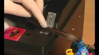 Installation des Dauerdrucksystems (CISS) f&uuml;r Multifunktionsger&auml;t Epson Stylus DX8400
