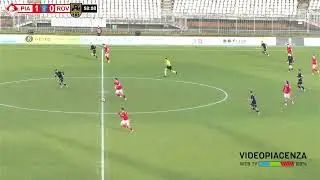 highlights della partita di calcio Piacenza - Rovato Vert. = 1 - 0