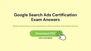 Google SkillShop Search Ads Certification Exam Answers With Explanations