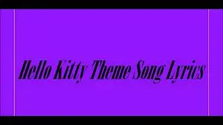 Hello Kitty Theme Song Lyrics