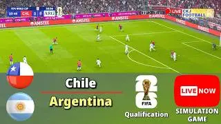 Live🔴Chile Vs Argentina | SOUTH AMERICA: World Championship-Qualification football match, Simulation