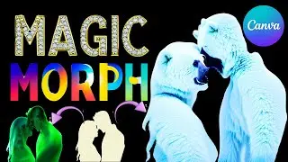 Magic morph on canva/ #magicmedia #magicediting #canvatutorial