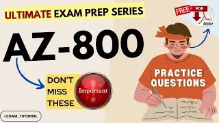 AZ-800 Important Real Exam Questions | Administering Windows Server Hybrid Core Infrastructure 2024