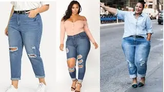 Latest Stylish Trendy Plus size Jeans fashion 2020-2021//Stylish fashion trend 2020//Plus size Jeans