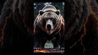 Grizzly Bear Transforms Into a Colossal Lava Titan