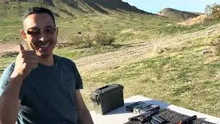 Miguel Shoots the SW1911, Springfield 1911 & CZ 75 B SA  Target Range Outdoors 