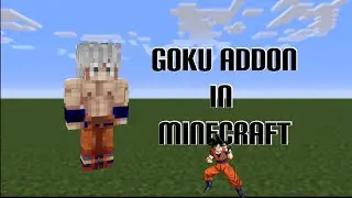 NEW GOKU ADD-ON IN MCPE( add-on showcase) (MCPE/MCBE)