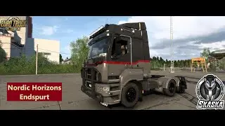 European Truck Simulator  - Nordic Horizons Endspurt mit dem SISU c600