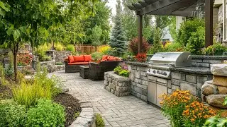2025 Trends: Luxury Minimalist Outdoor Kitchens & Courtyards in Modern Homes.
