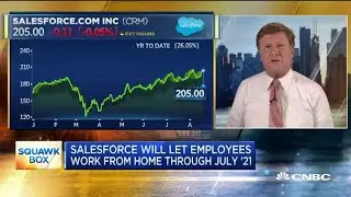 Salesforce will let employees work from home through July 2021