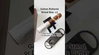 Sultan Robusto Wood Box12 Free Cigar Stand Limited Offer #cerutuindonesia #cerutukuba #cigar #luxury