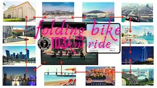 103.90 KM RIDE ON FOLDING BIKE/ INTERCITY / UNITED FOLDING BIKERS / ABU DHABI / UNITED ARAB EMIRATES