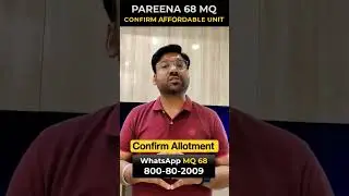 PAREENA 68 Management Quota || PAREENA 68 Affordable Housing Gurgaon | PAREENA 68 Confirm Allotment