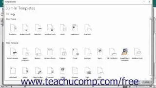 Publisher 2016 Tutorial Changing the Publication Template Training