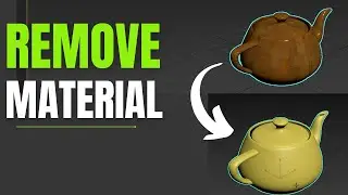How to remove Material from object in 3ds max #3dsmax #tipsandtricks #autocad #architecture #3d
