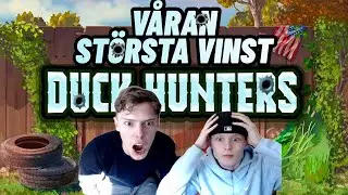 V&aring;ran st&ouml;rsta vinst n&aring;gonsin p&aring; Duck Hunters!?! (Casino highlights p&aring; svenska)