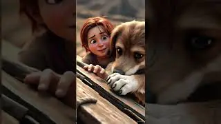 Dog helps little children #viral #ai #viralvideo #aianimation