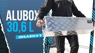 Aluminium Deichselbox Werkzeugkasten Gr&ouml;&szlig;e M - HASKYY