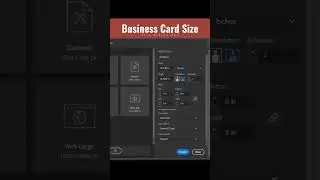 Business Card Size #BusinessCardSize #graphicdesign #youtubeshorts #logo #businesscard #shorts