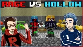 Rage vs Hollow - Minecraft Kart Racing!