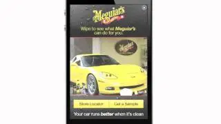 Medialets Rich Media Ad for Meguiar's Car Wax on WeatherBug for iPhone app
