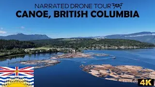 🏖️ Canoe, British Columbia 🌲 | 4K Drone