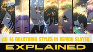 All 14 Breathing Styles In Demon Slayer Explained| @AnimaticViews