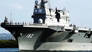 Rare Glimpse Of A Hyūga-Class Helicopter Destroyer Of The Japan Maritime Self-Defense Force