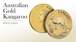 Gold Australian Kangaroo