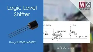 Logic Level Shifter using 2N7000 | Electronics