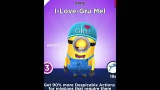 Minion Rush I-Love-Gru Mel Minion shorts
