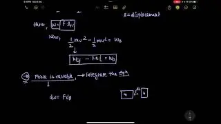 Work energy theorem  class 11 