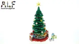 LEGO Seasonal 40338 Christmas Tree 2019 - Lego Speed Build Review