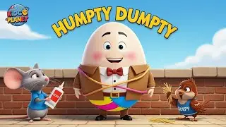 Humpty Dumpty Sat On a Wall | Humpty Dumpty Poem | Humpty Dumpty | Nursery Rhymes & Kids Songs