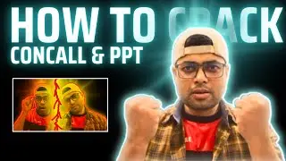 How to crack concall and PPT I STUDY WITH ME I  (OUTLOOK -2026 ) Stock Market for beginners.