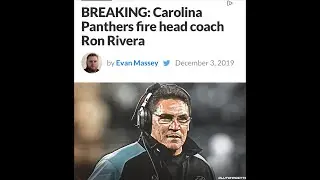 Panthers fired coach Ron Rivera #panthers