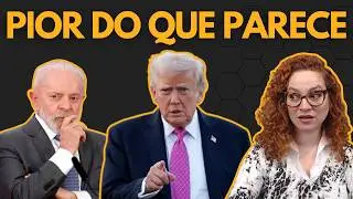 DEU RUIM: Lula toma ENQUADRO de Trump, velha m&iacute;dia tenta esconder o FRACASSO