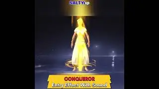 New Conqueror Entry Effect With Sound 😻 PUBG Mobile #shorts