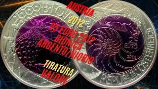 Austria 25 euro 2025 Bionica Argento+NIOBIO #numismatica #numismatics #coins #currency #monedas